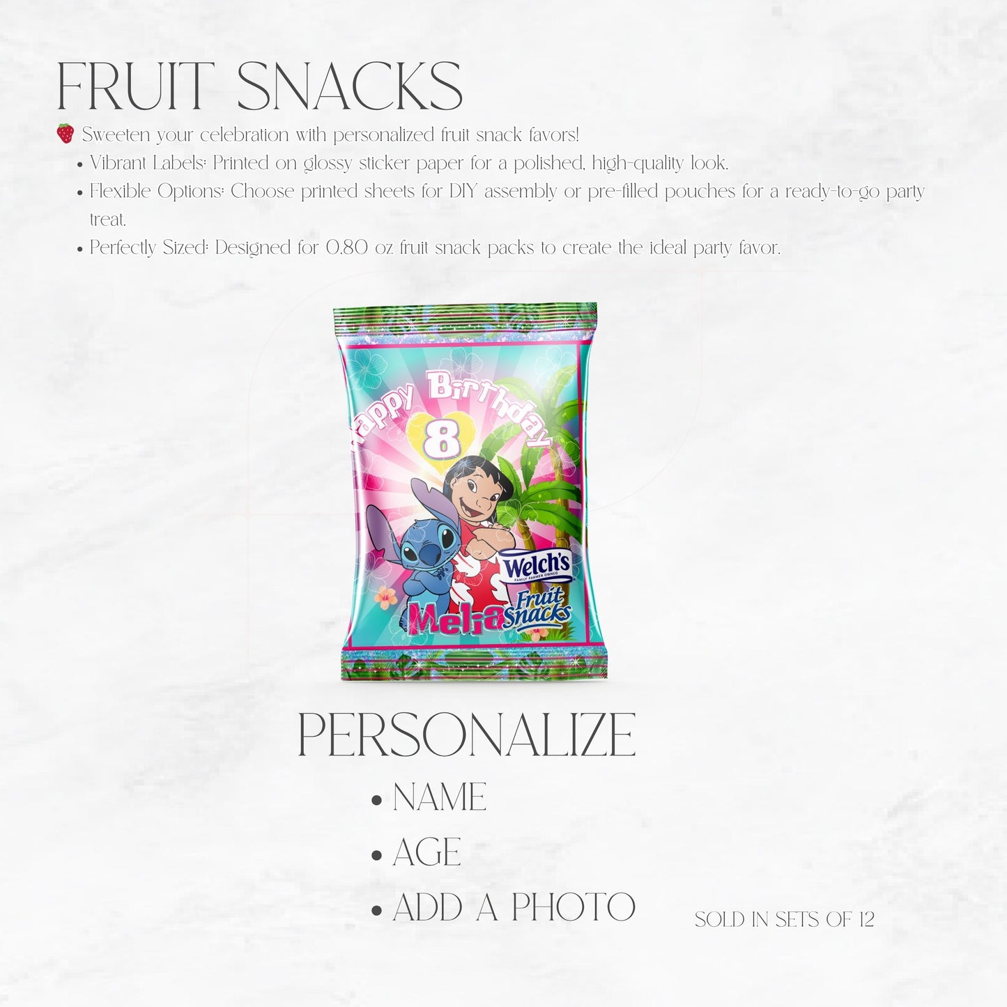 Lilo & Stitch Fruit Snacks