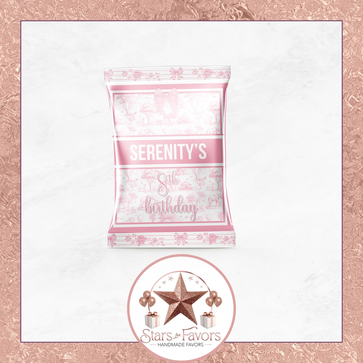 Toile Du Juoy Safari Pink