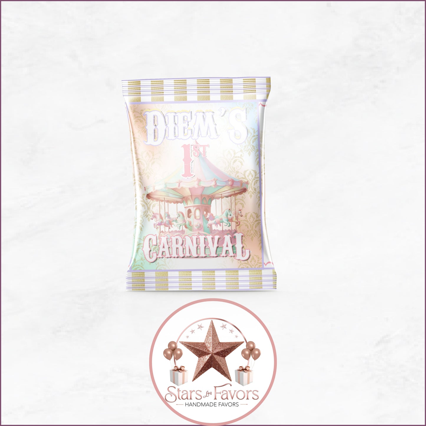 Pastel Carnival Party Favor Collection