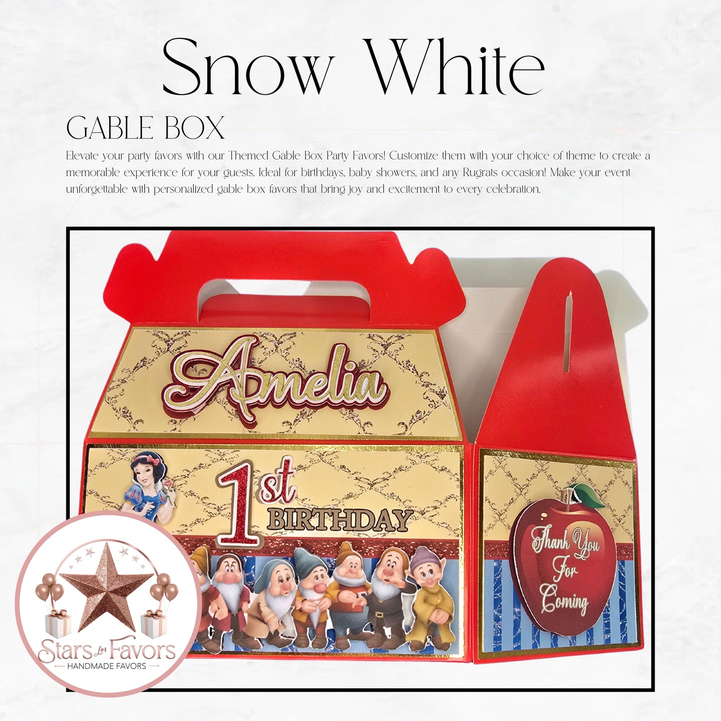 Snow White Gable Boxes