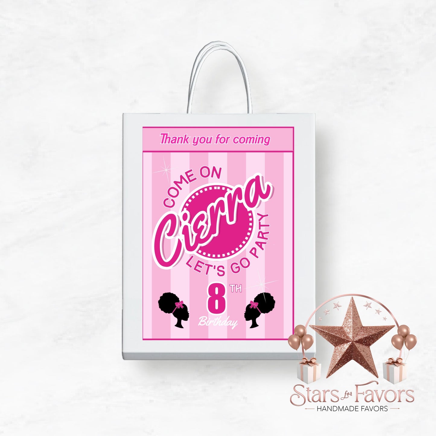 Come On Afro Barbie Gift Bag