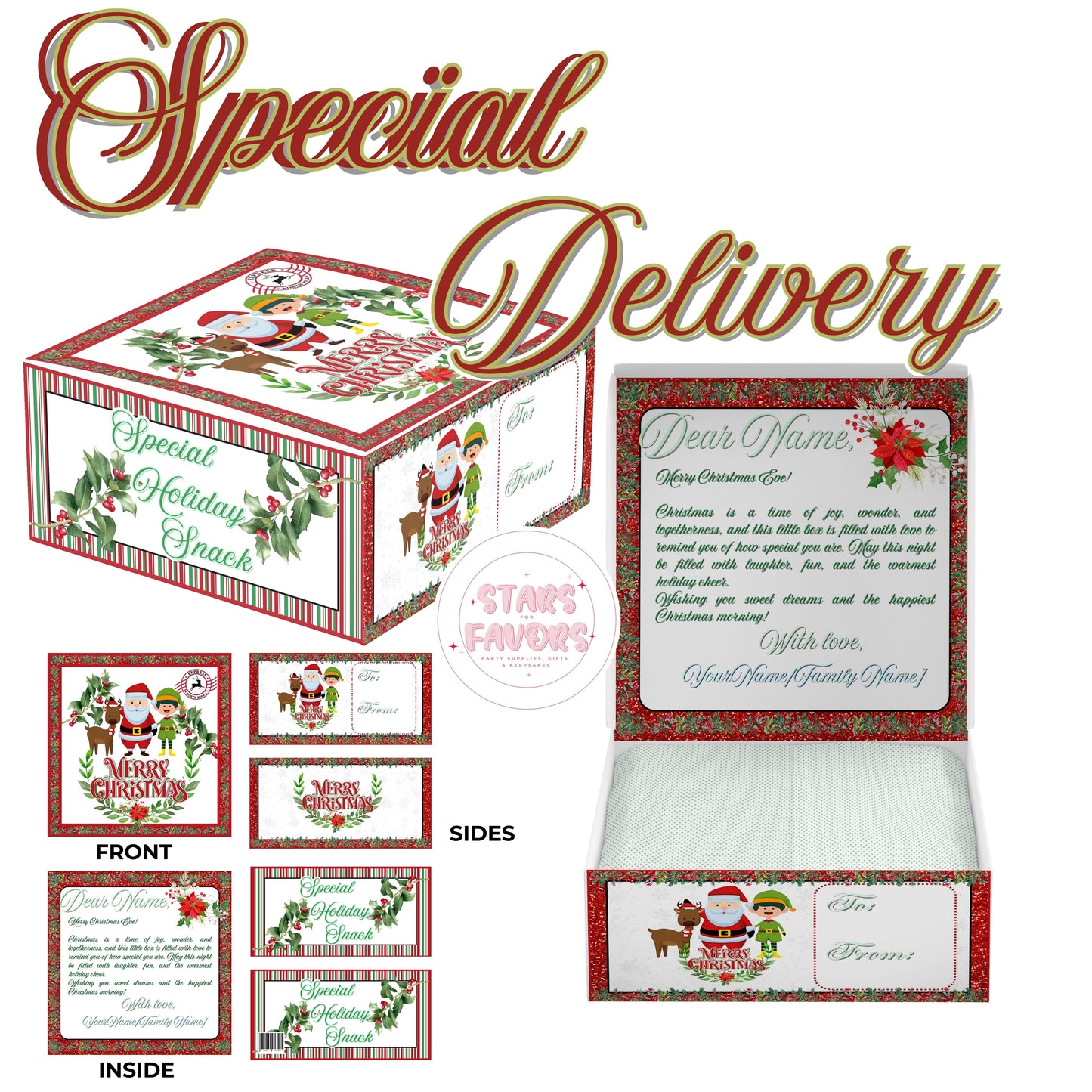 Santa's Special Delivery Christmas Eve Gift Box