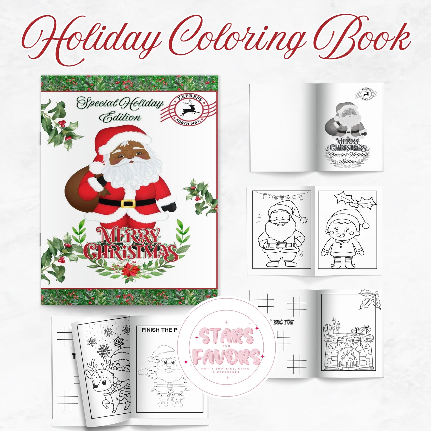 Special Delivery Christmas Coloring Book