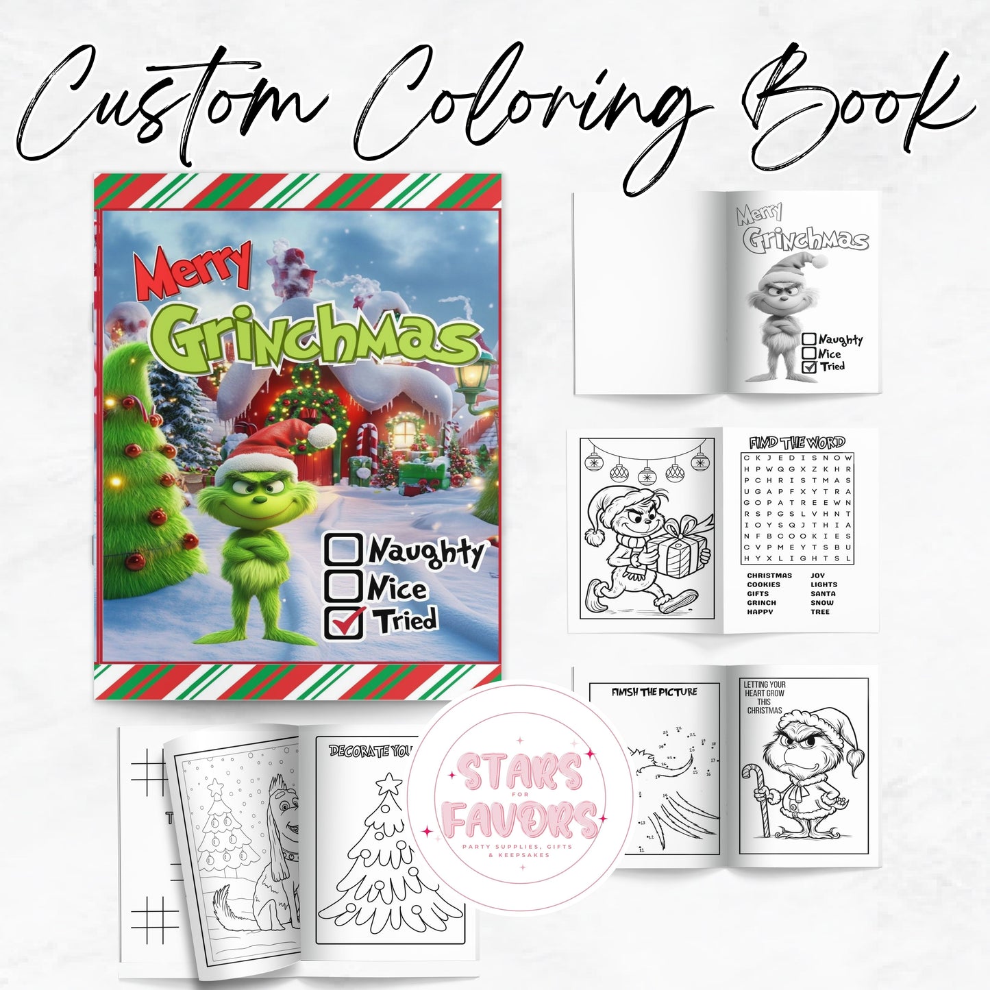 Merry Grinchmas Coloring Book