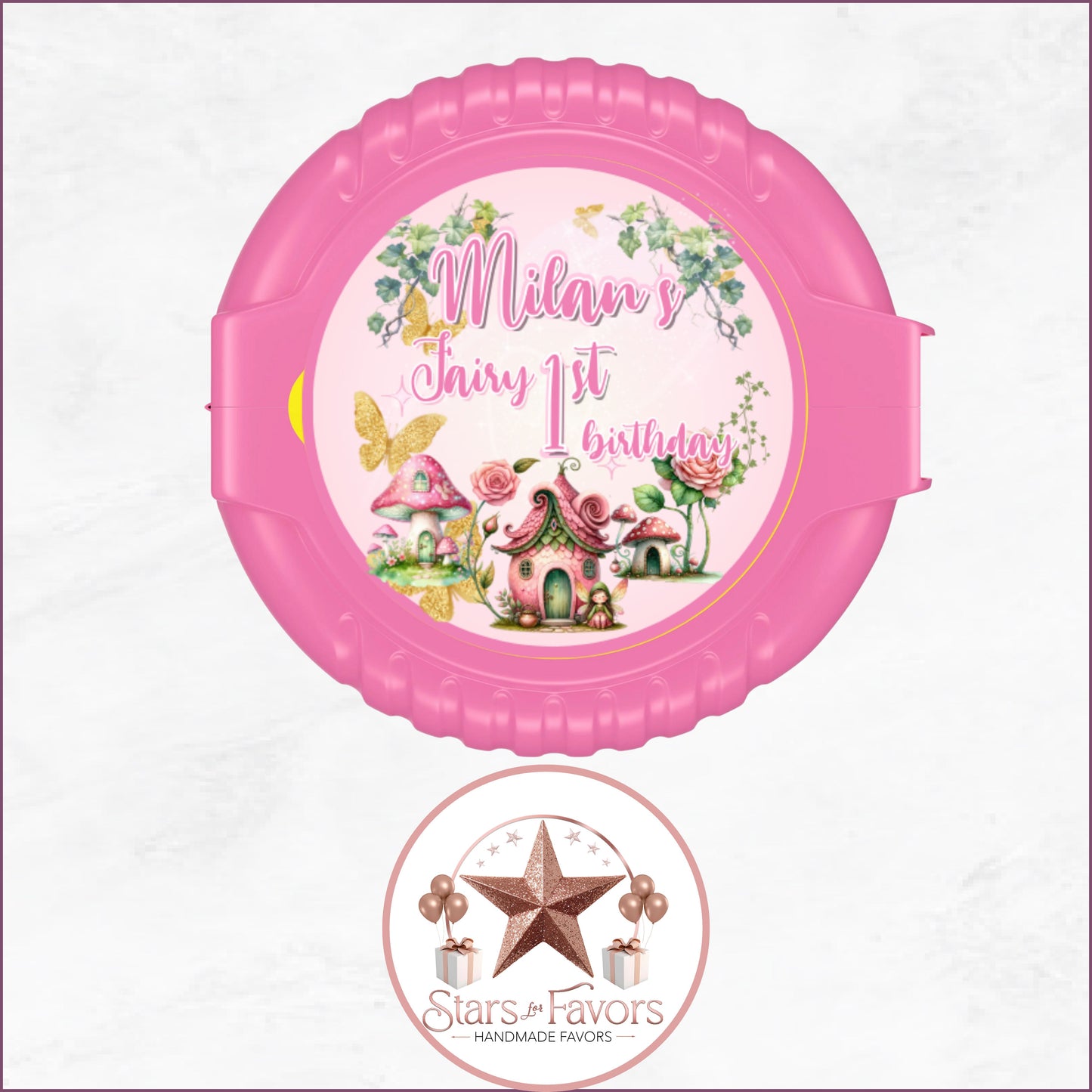 Pink Fairy Garden Party Favor Collection
