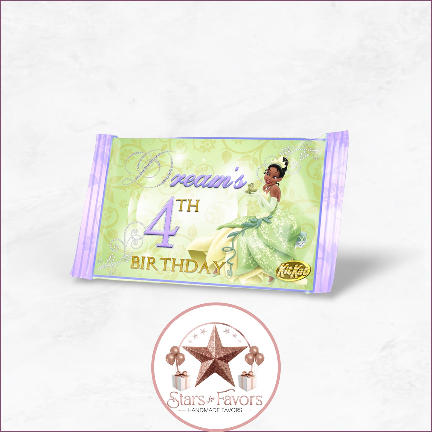 Princess Tiana Birthday Party Favor Collection