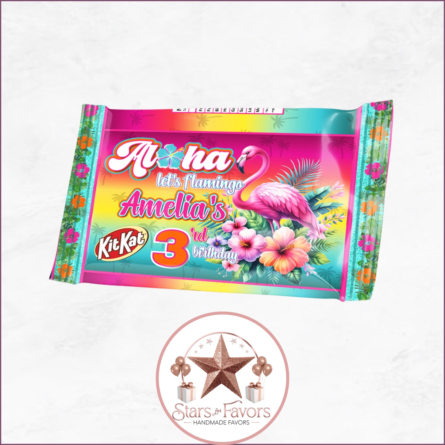 Aloha Let's Flamingo Party Favor Collection