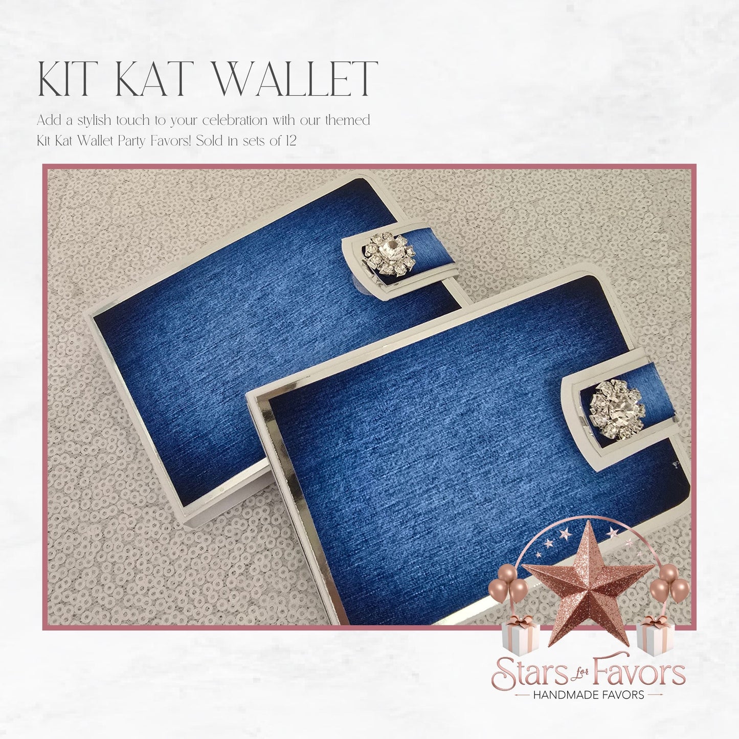 Denim & Diamonds Kit Kat Wallet