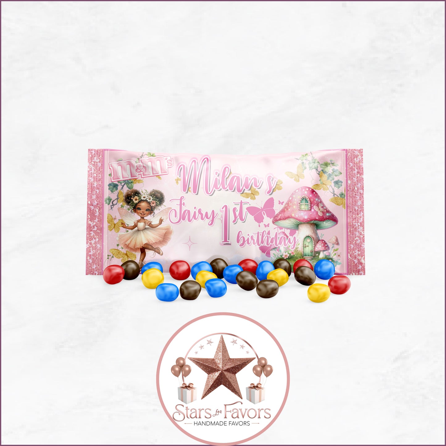 Pink Fairy Garden Party Favor Collection