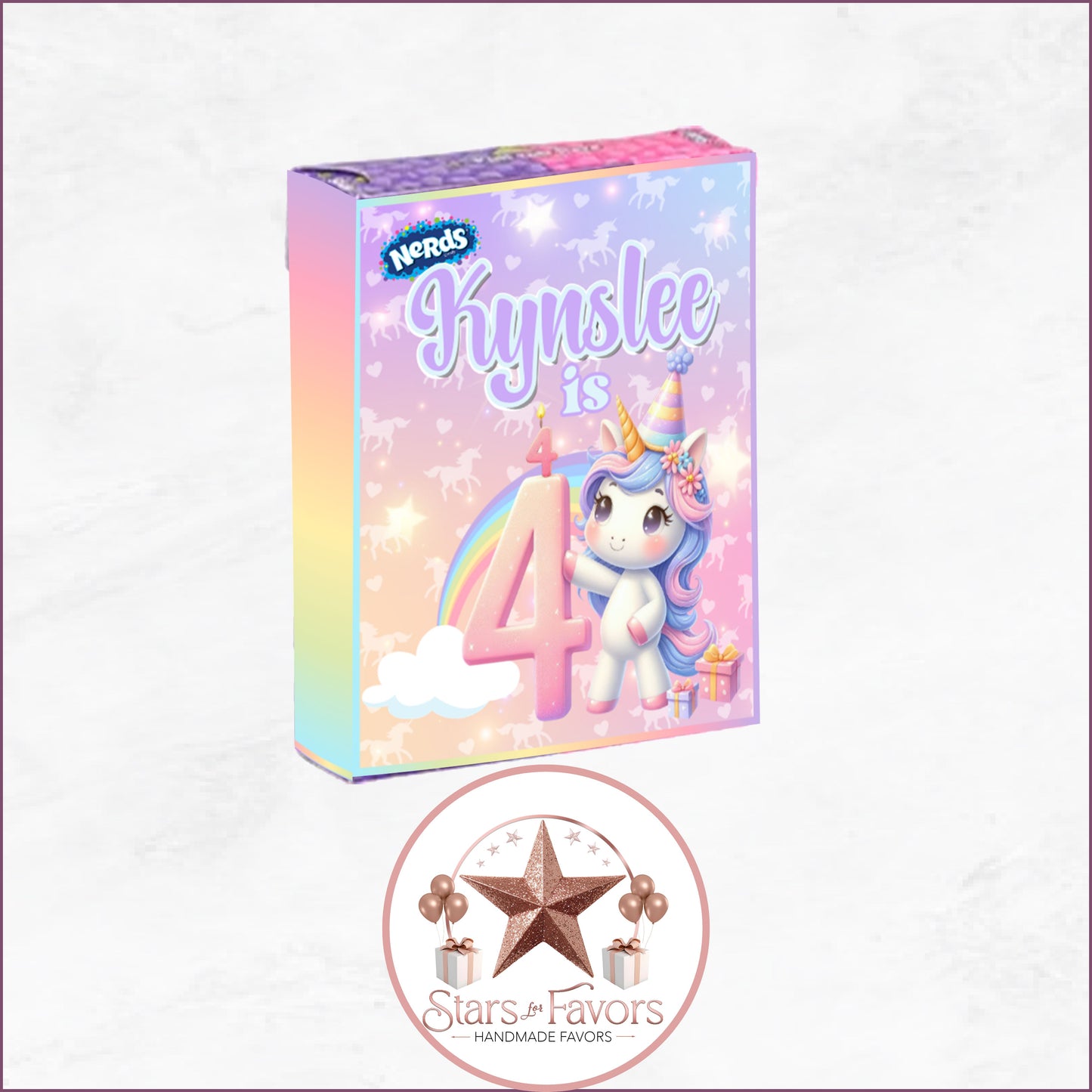 Rainbow Sparkle Unicorn Party Favor Collection