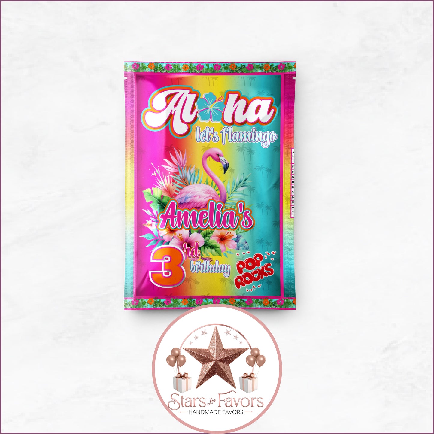 Aloha Let's Flamingo Party Favor Collection