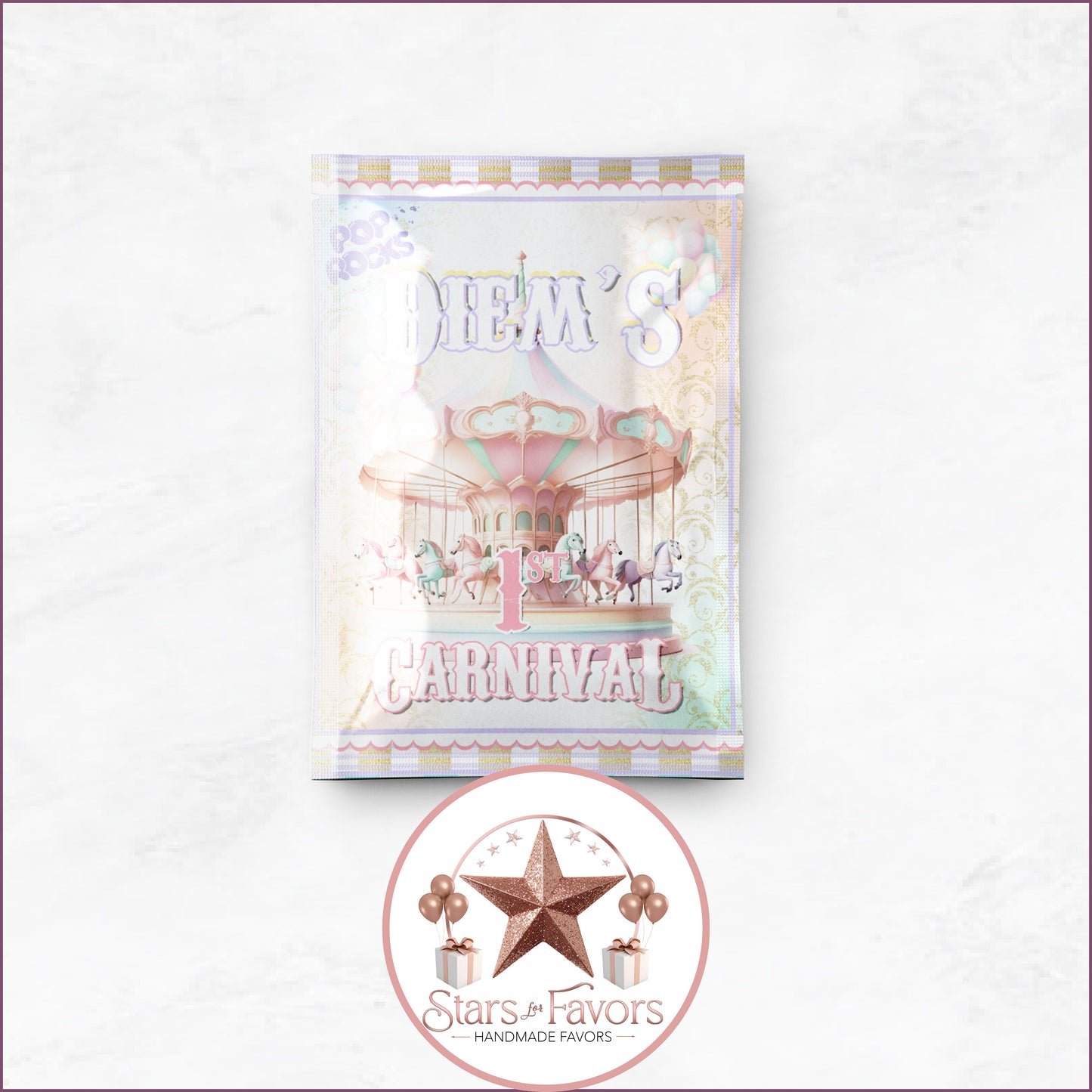 Pastel Carnival Party Favor Collection
