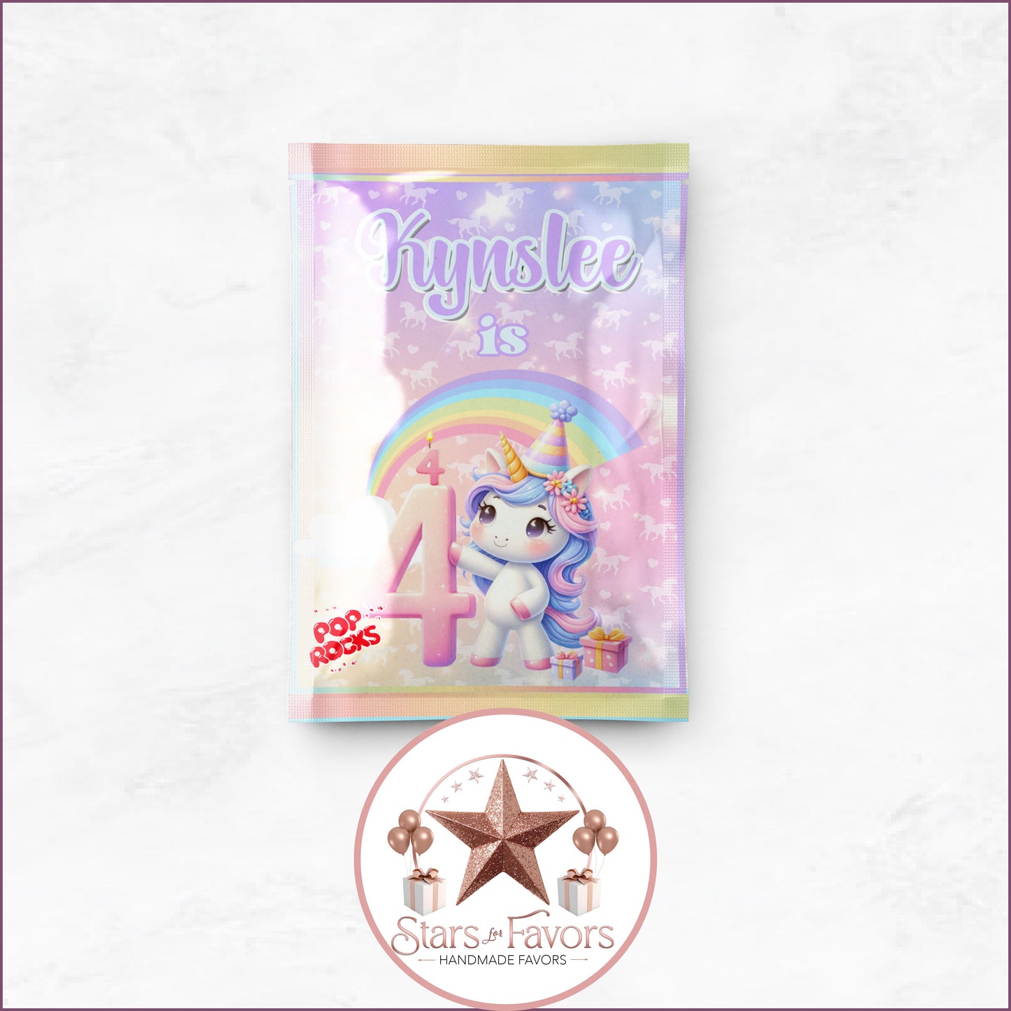 Rainbow Sparkle Unicorn Party Favor Collection