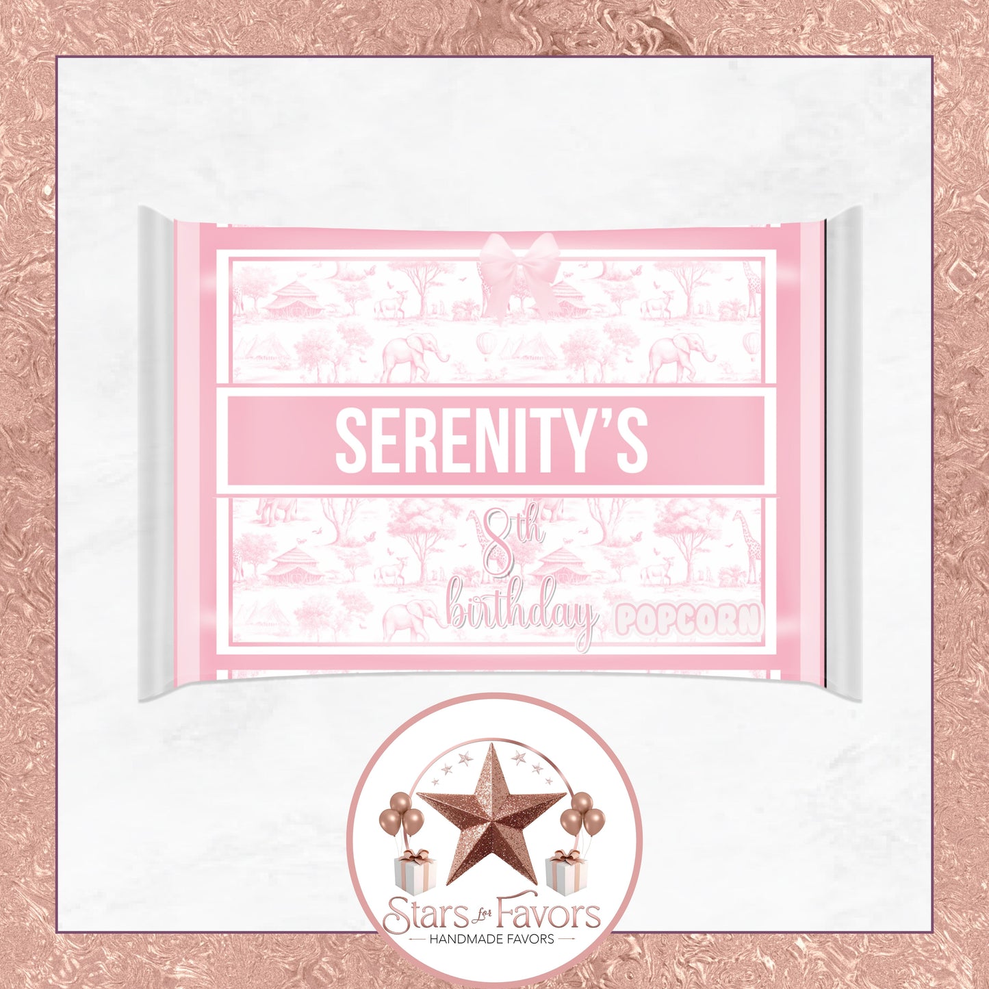 Toile Du Juoy Safari Pink