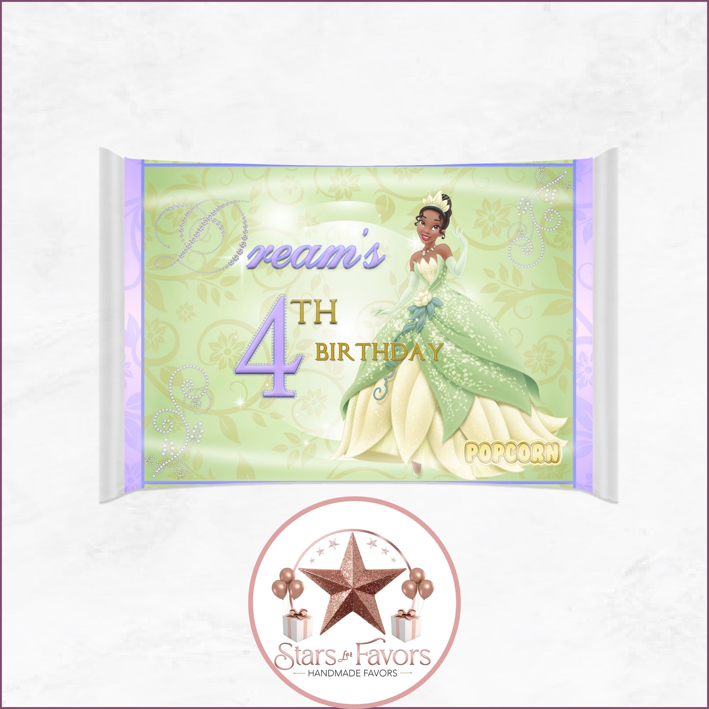 Princess Tiana Birthday Party Favor Collection