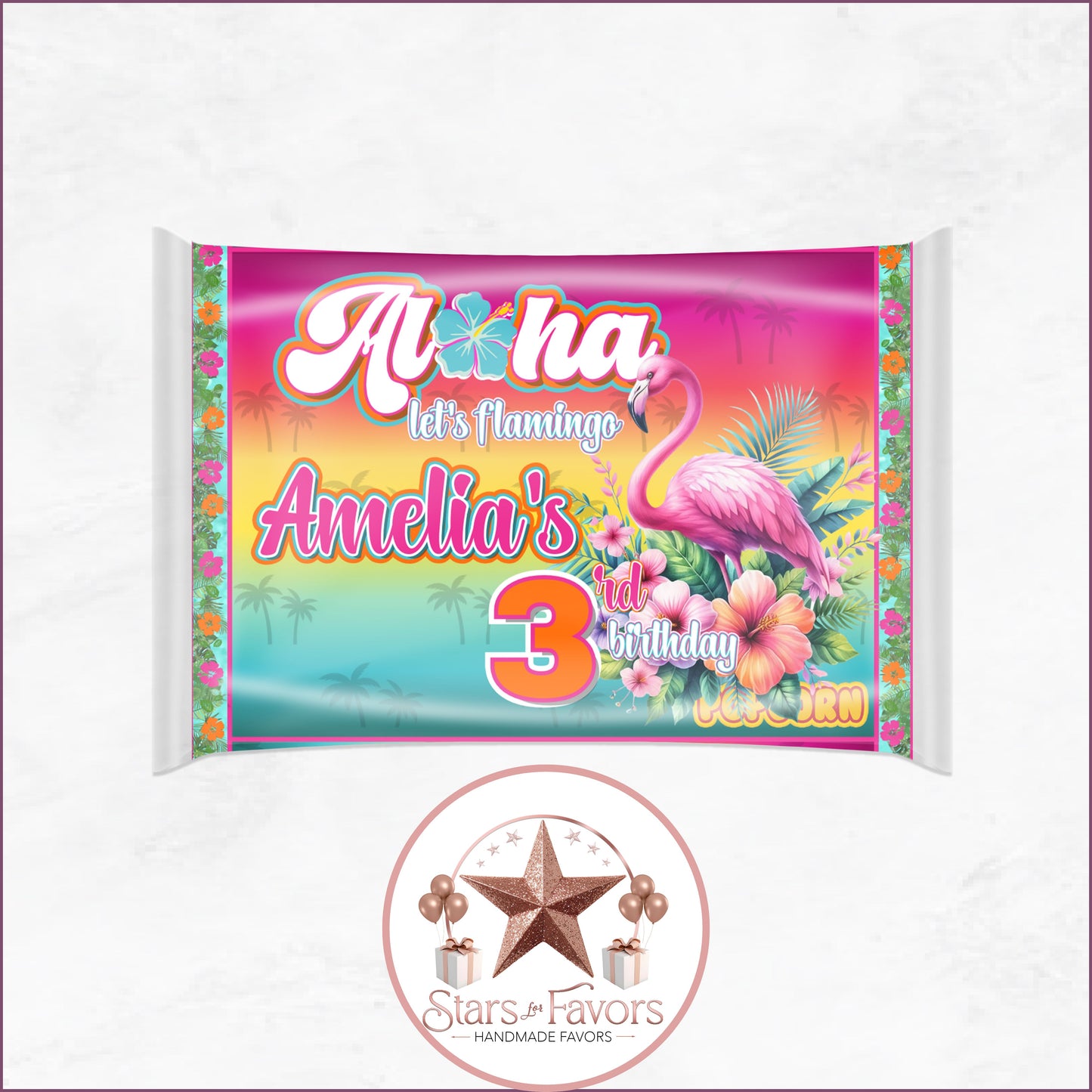 Aloha Let's Flamingo Party Favor Collection
