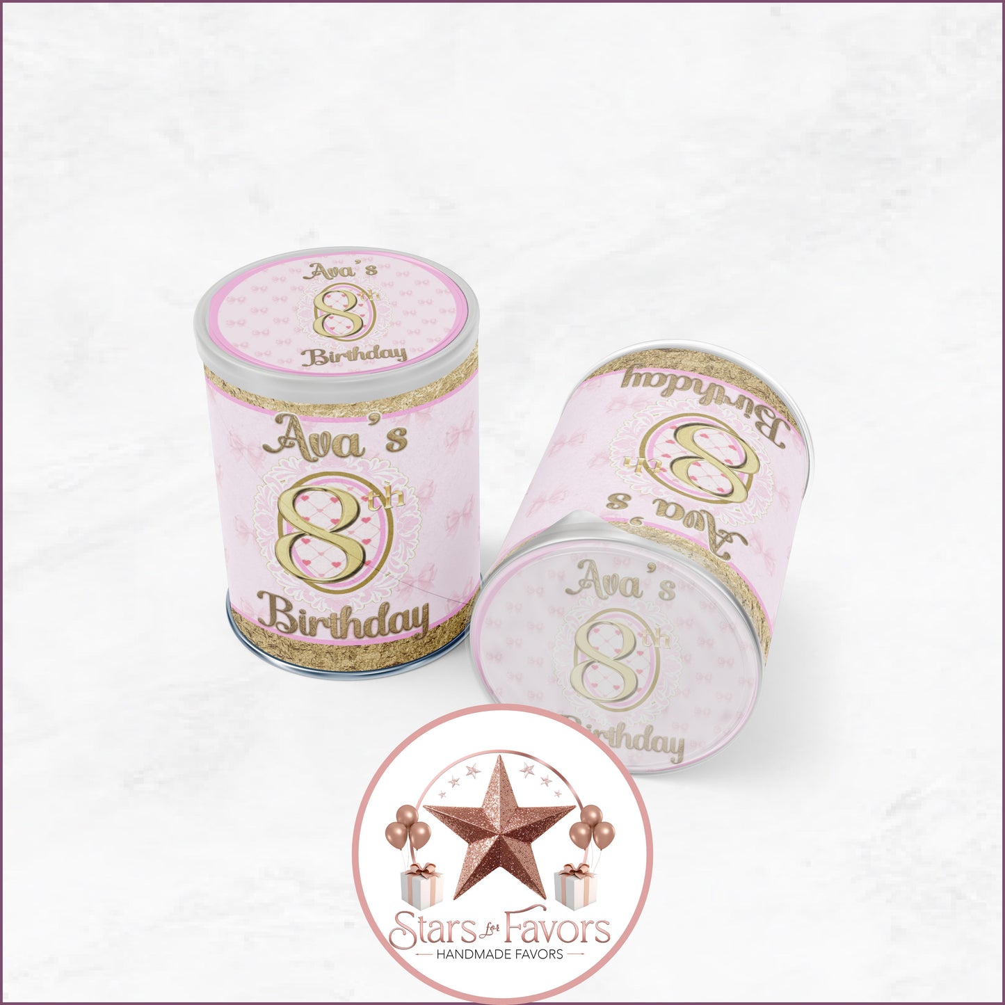 Pink Bow Party Favor Collection