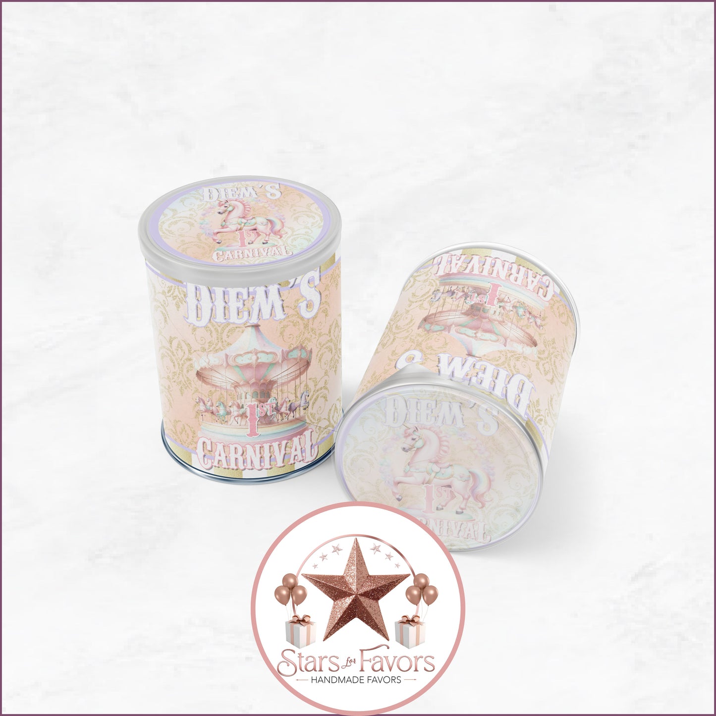 Pastel Carnival Party Favor Collection