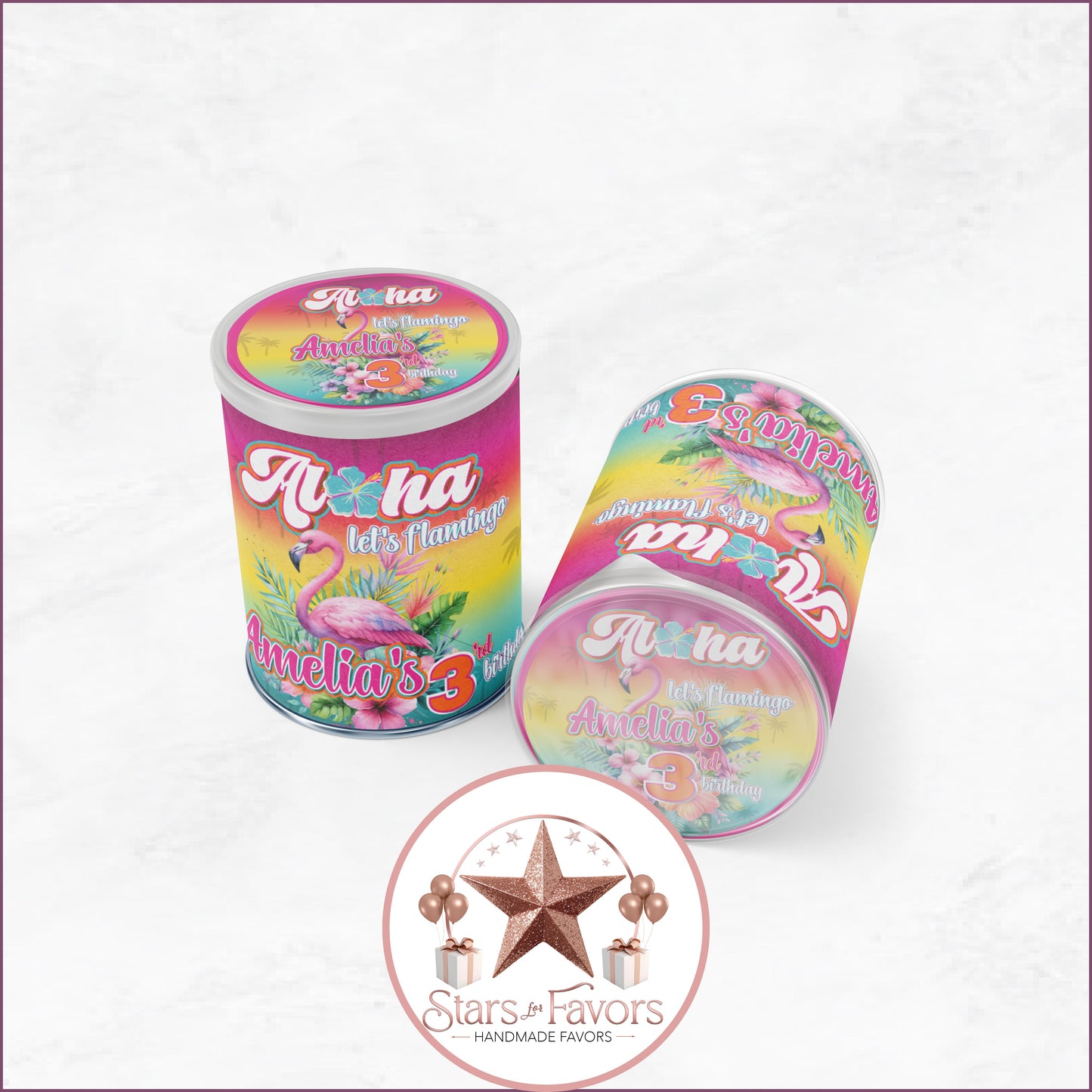 Aloha Let's Flamingo Party Favor Collection