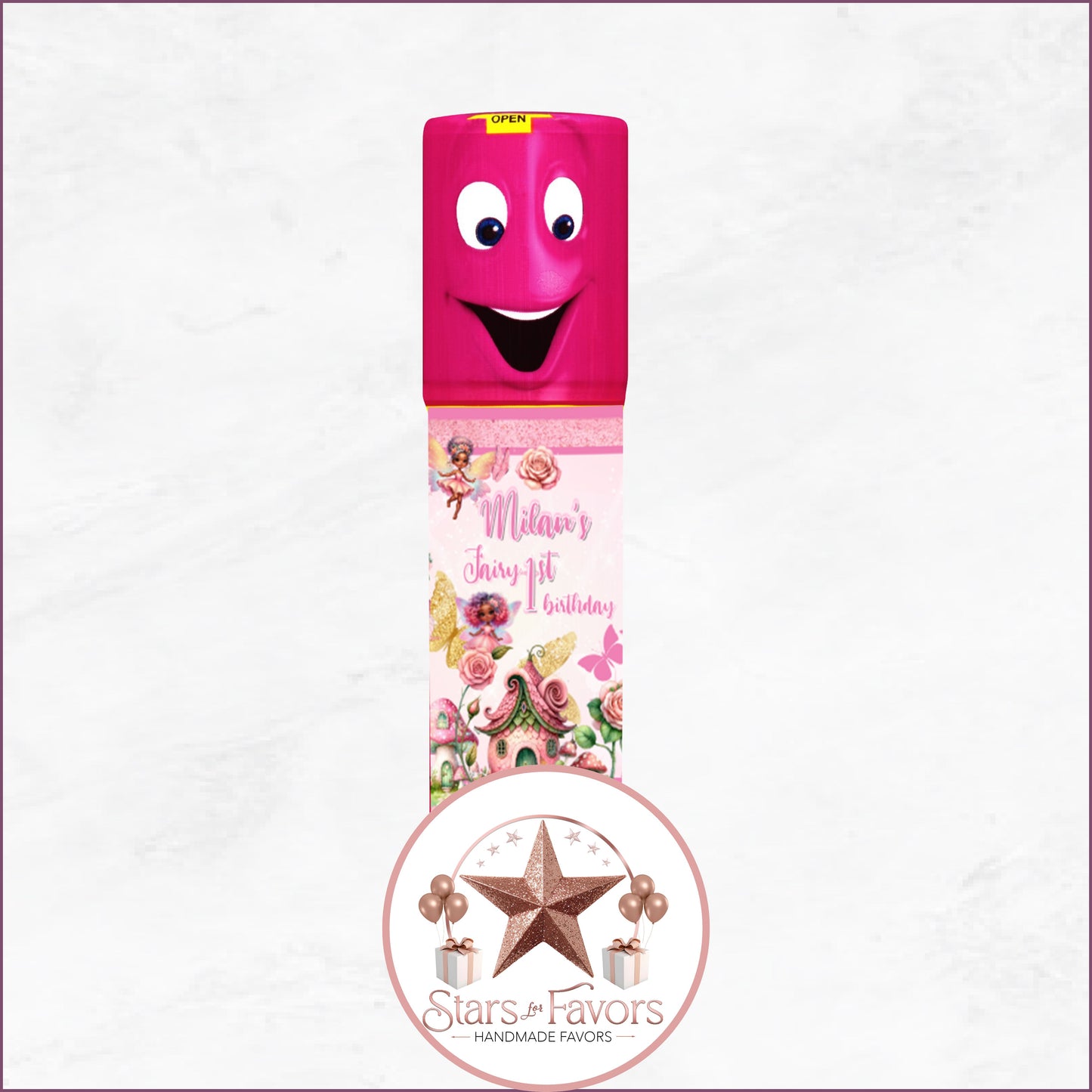 Pink Fairy Garden Party Favor Collection