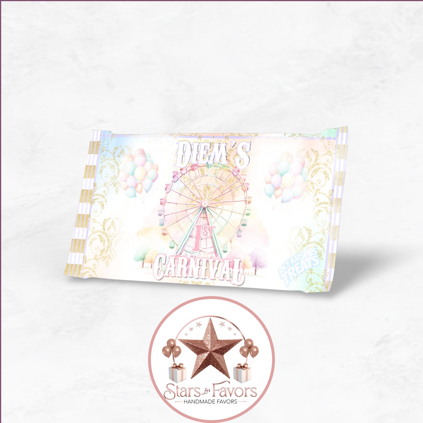 Pastel Carnival Party Favor Collection