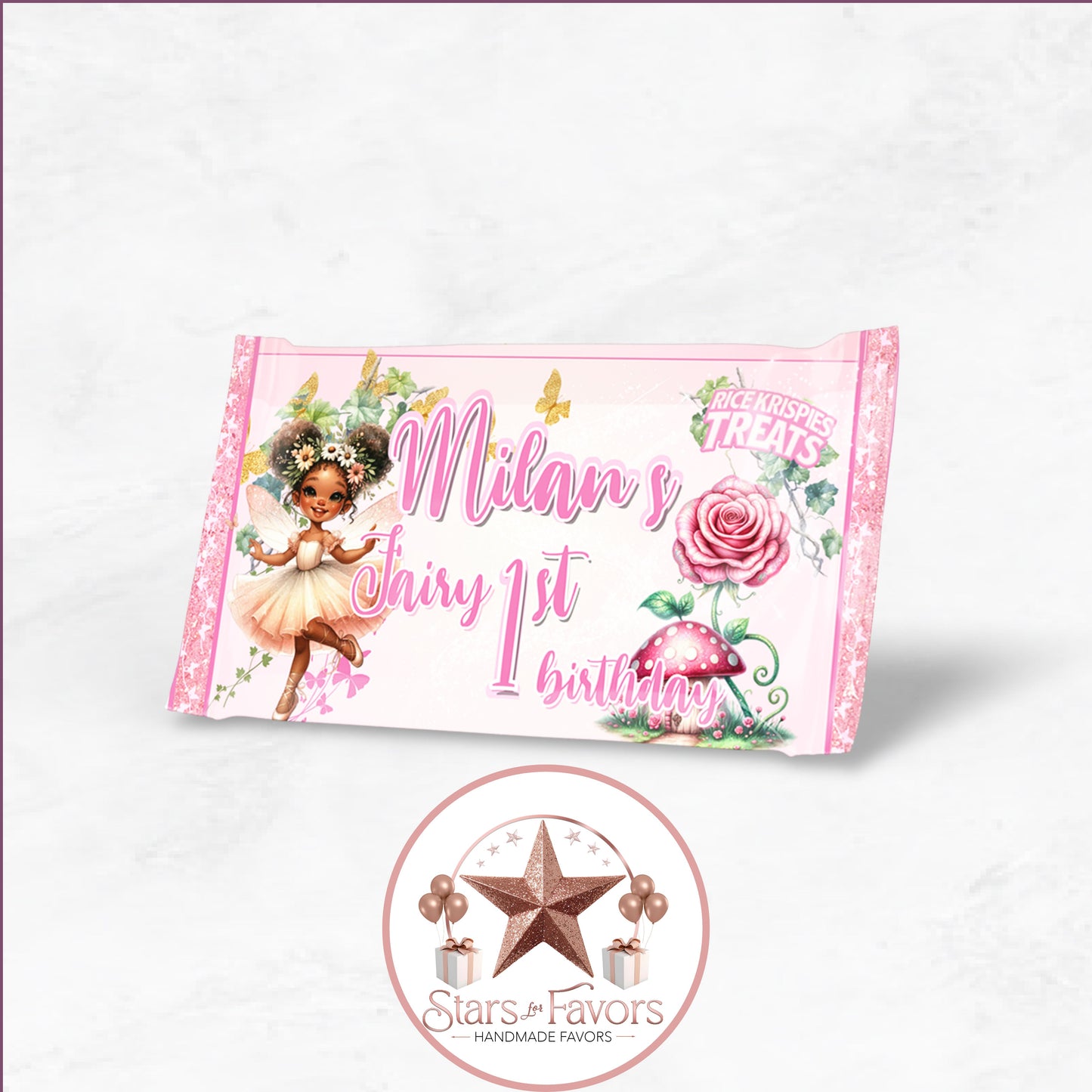 Pink Fairy Garden Party Favor Collection