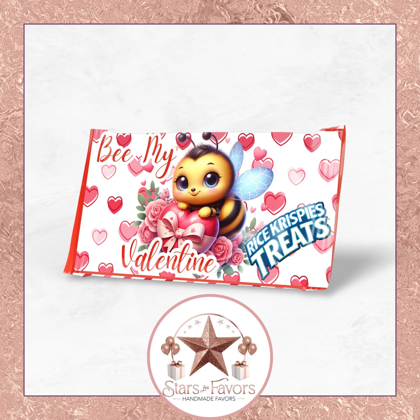 Bee My Valentine Party Favors