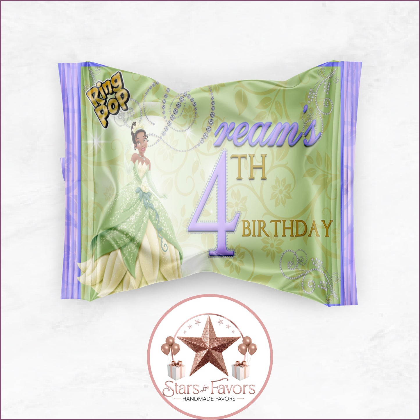 Princess Tiana Birthday Party Favor Collection