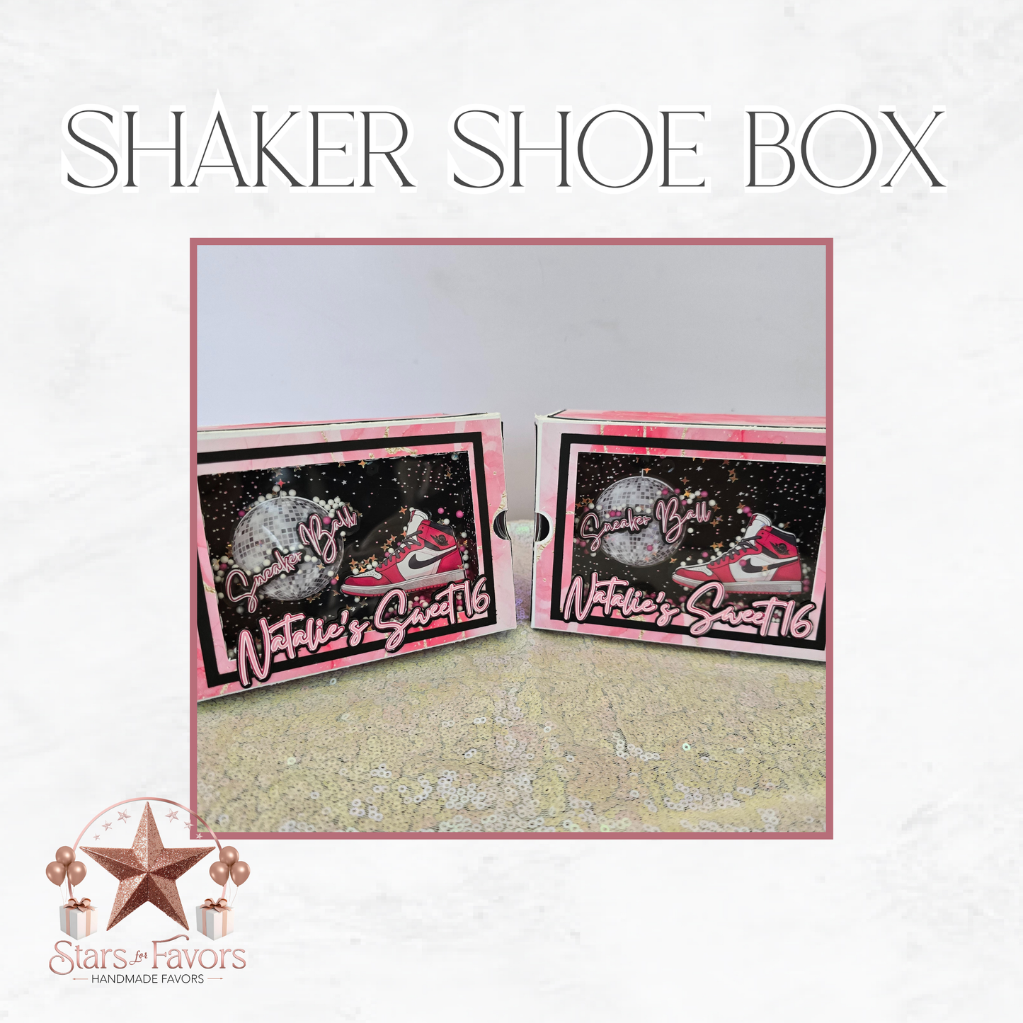 Sneaker Ball Shoe Box Shaker Gift Box
