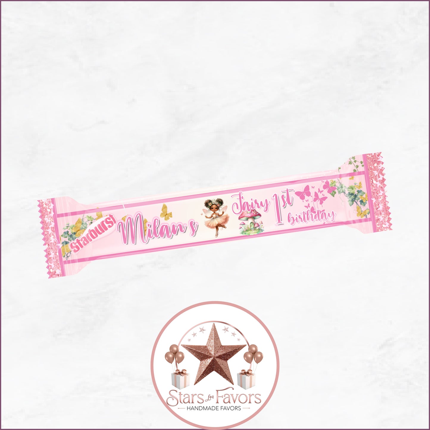 Pink Fairy Garden Party Favor Collection