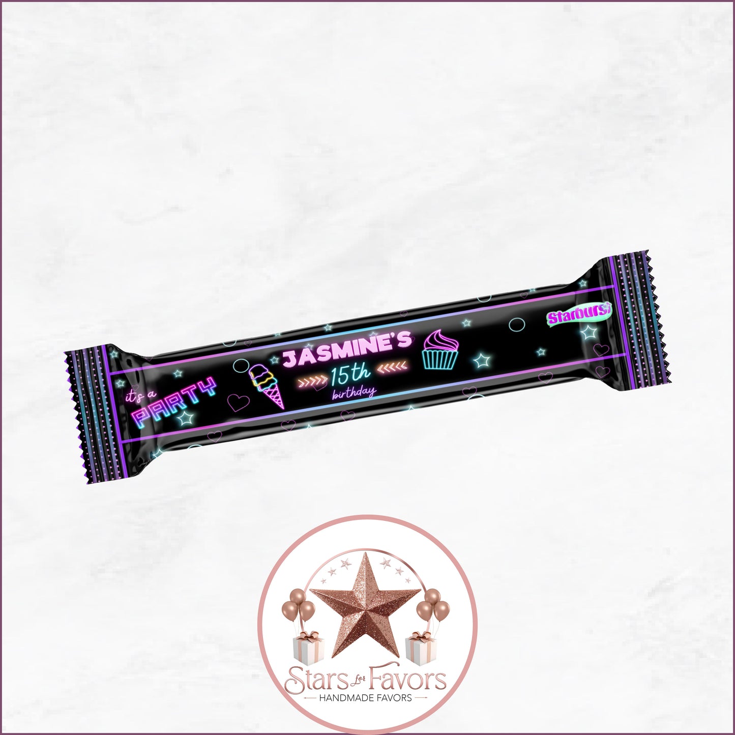 Itโs a Party โ Neon Birthday Party Favor Collection