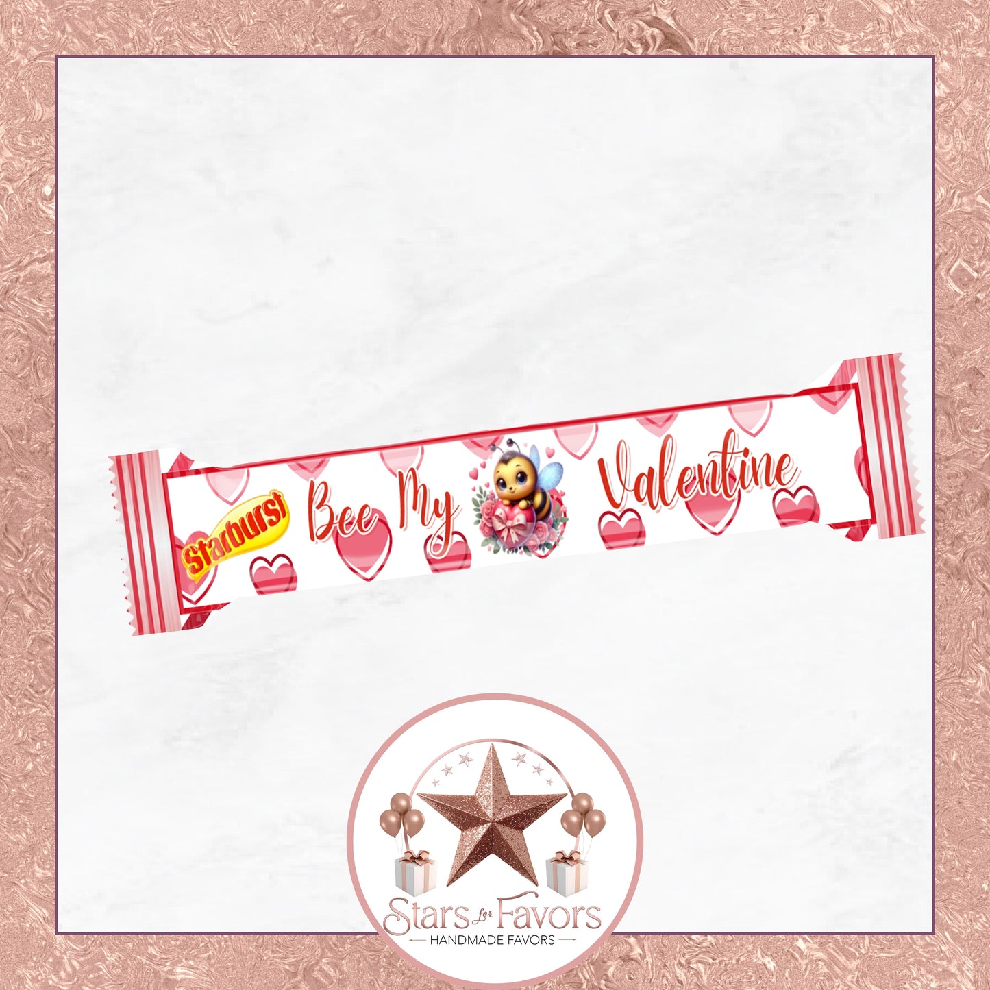 Bee My Valentine Party Favors