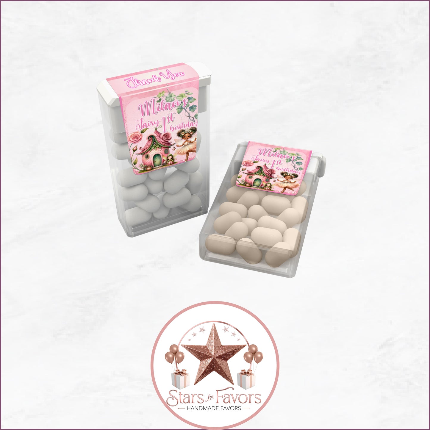 Pink Fairy Garden Party Favor Collection