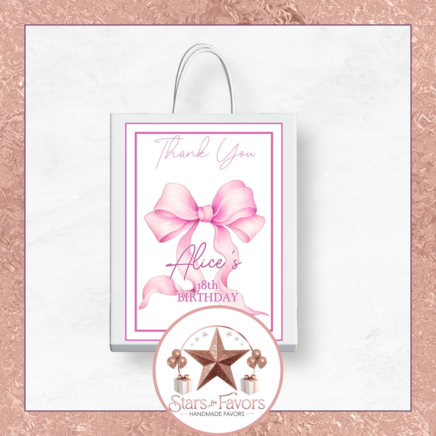 Coquette Pink Bow