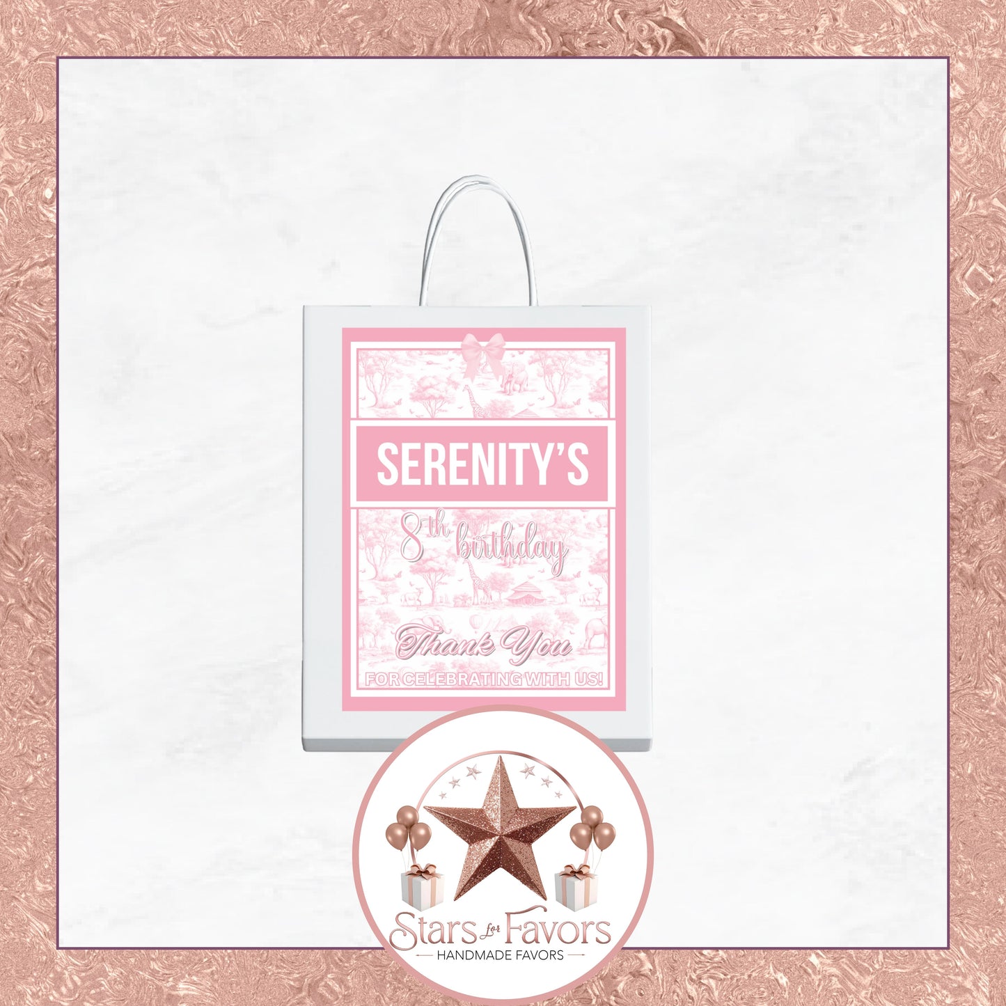 Toile Du Juoy Safari Pink
