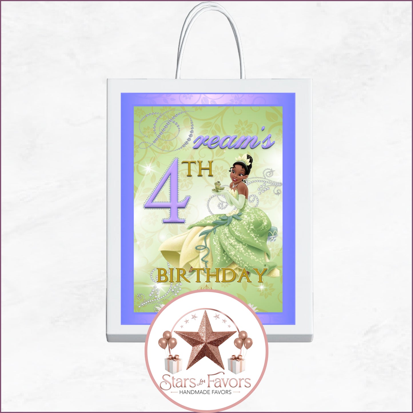 Princess Tiana Birthday Party Favor Collection