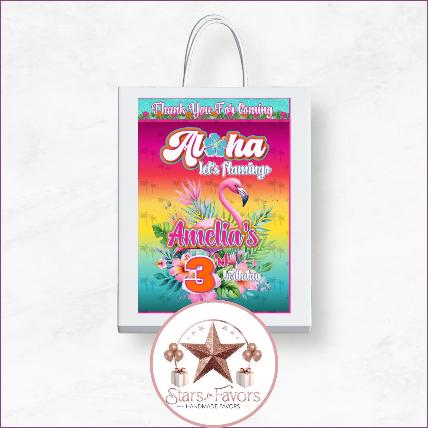 Aloha Let's Flamingo Party Favor Collection