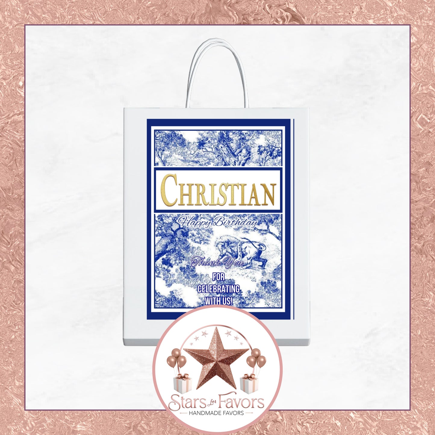 Toile Du Juoy Classic Blue