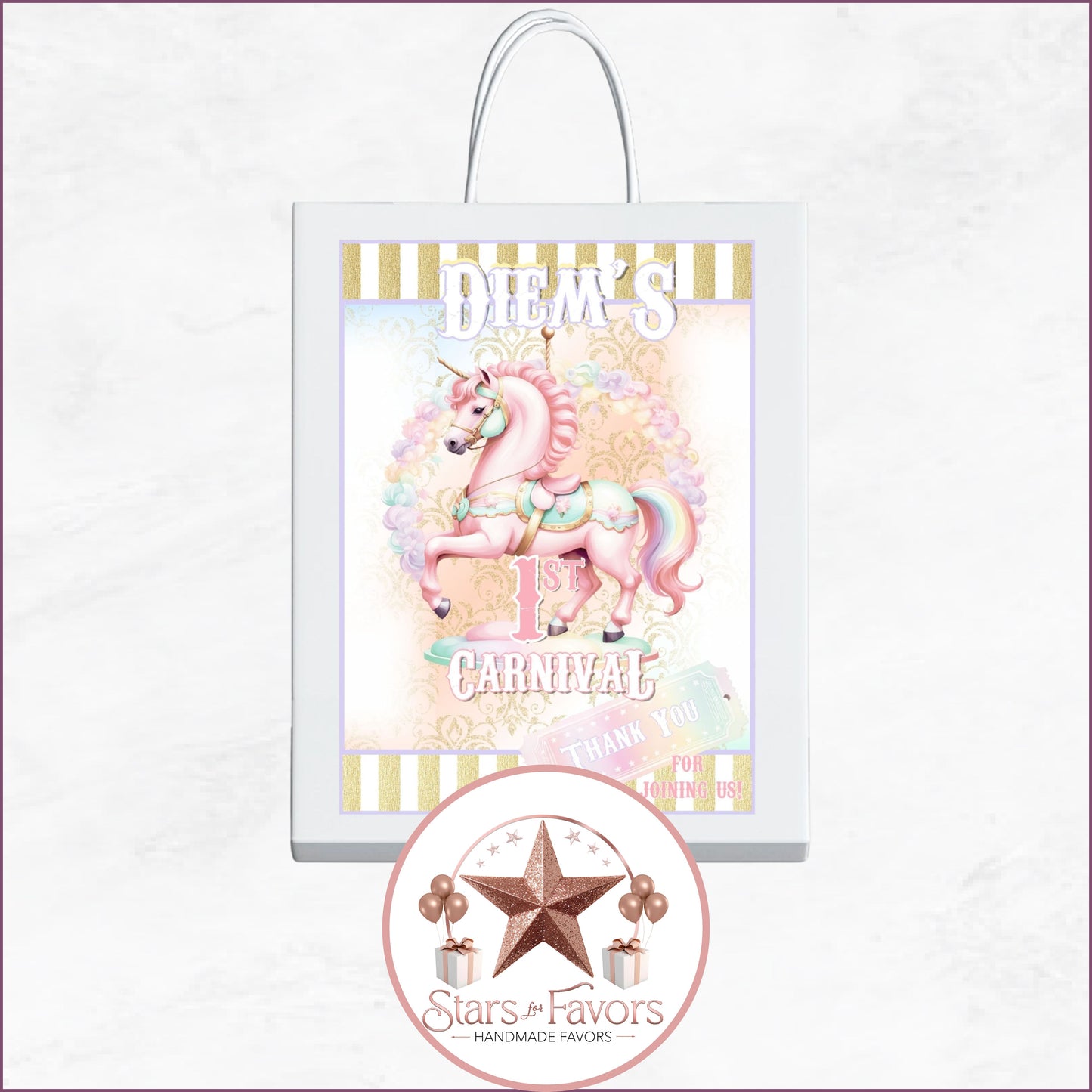 Pastel Carnival Party Favor Collection