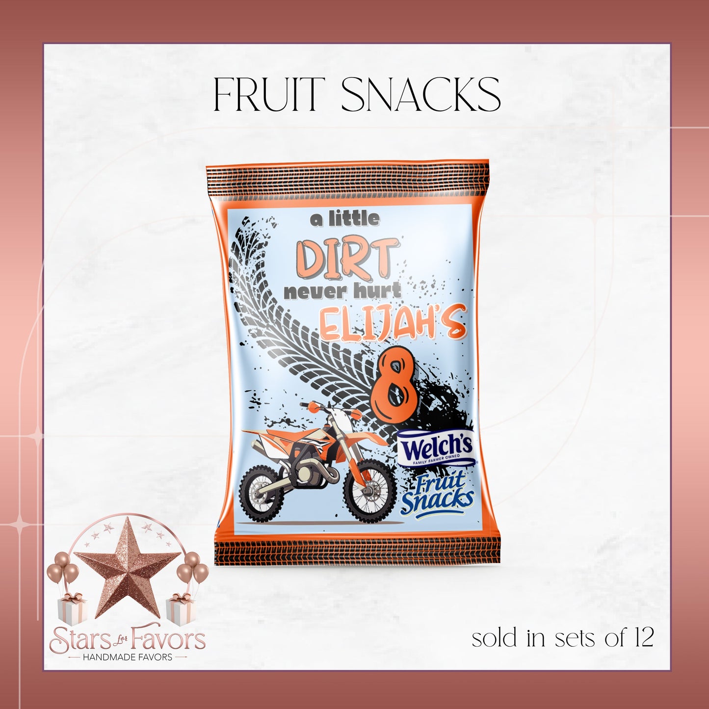 A Little Dirt Never Hurt Fruit Snacks Wrapper