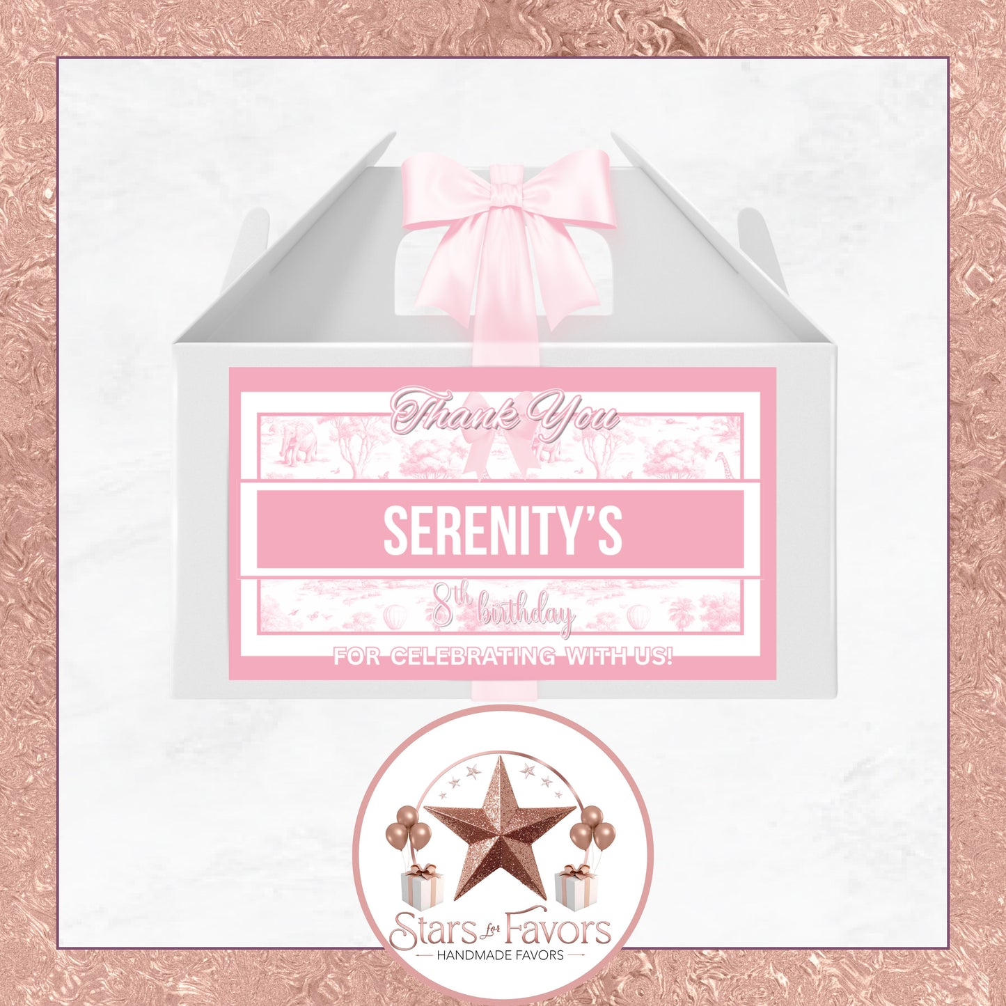 Toile Du Juoy Safari Pink