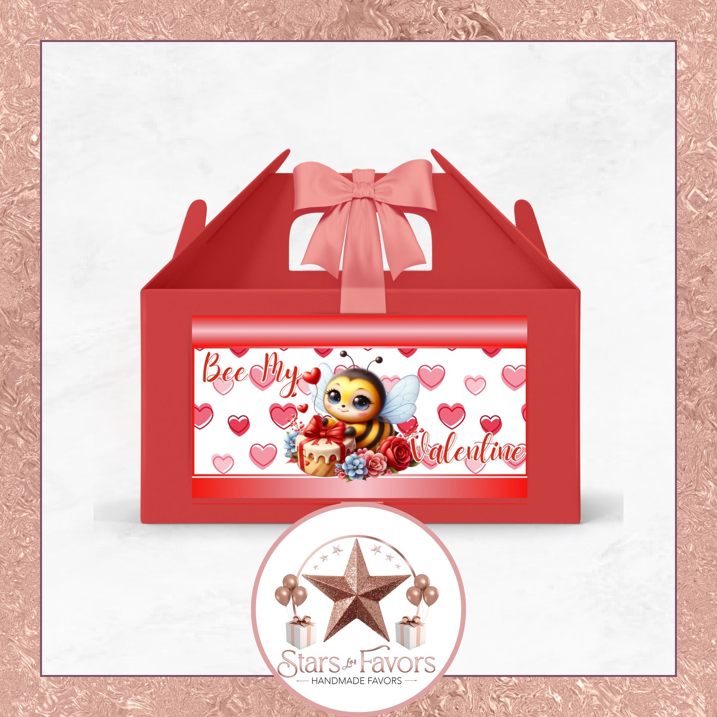 Bee My Valentine Party Favors
