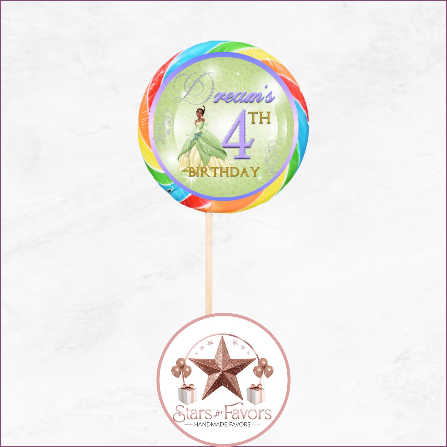 Princess Tiana Birthday Party Favor Collection