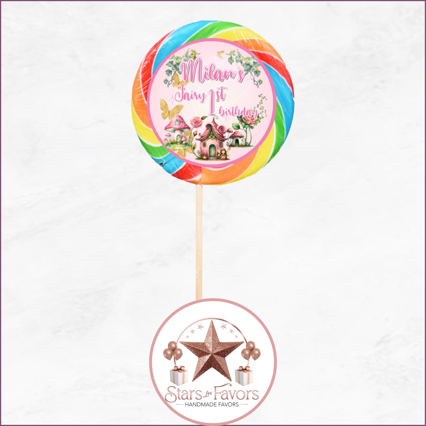 Pink Fairy Garden Party Favor Collection