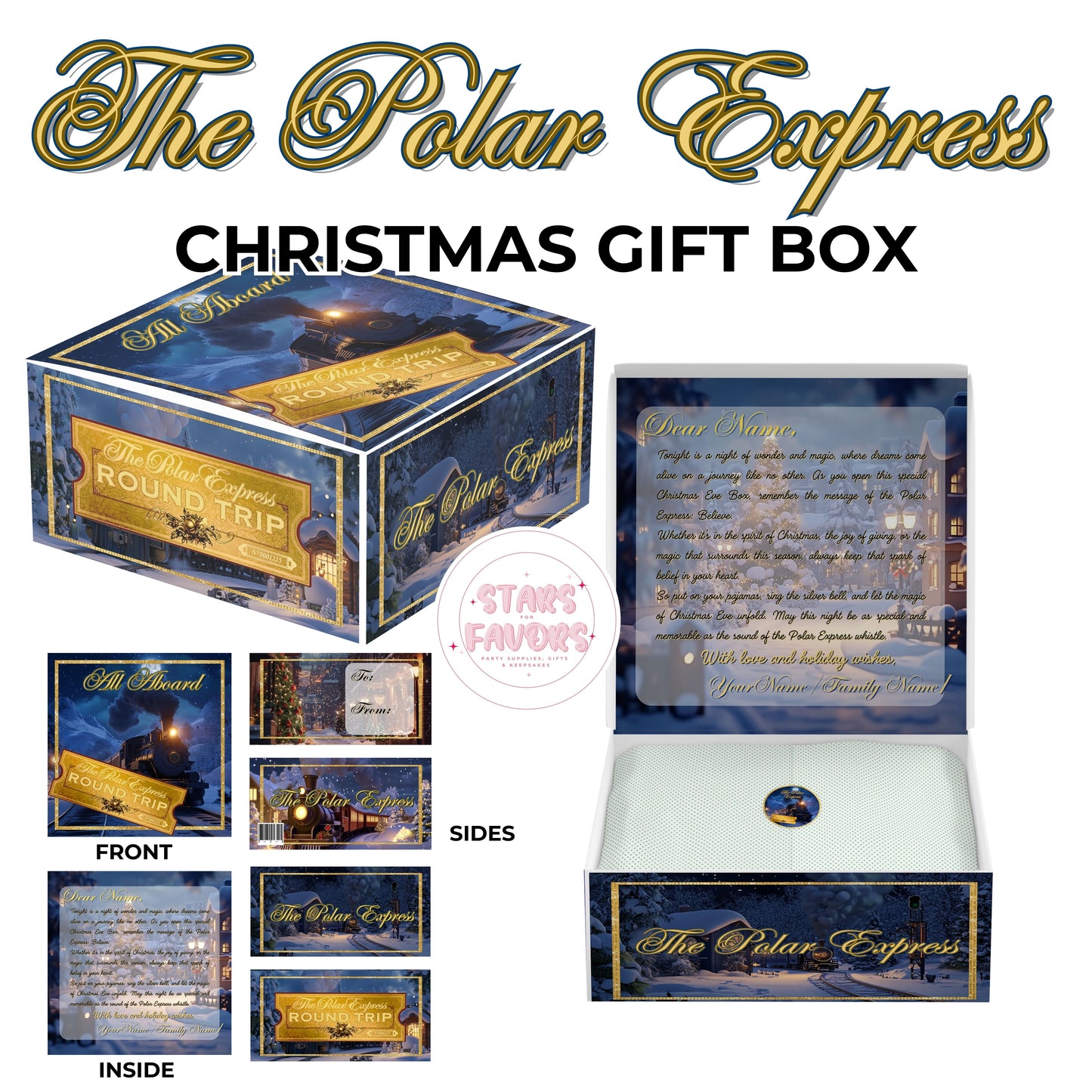 Polar Express Christmas Eve Gift Box – A Magical Holiday Surprise