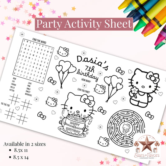 Kitty Activity Sheet