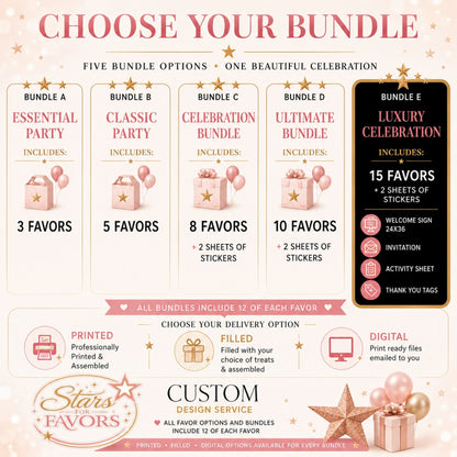 Custom Party Favor Design Service