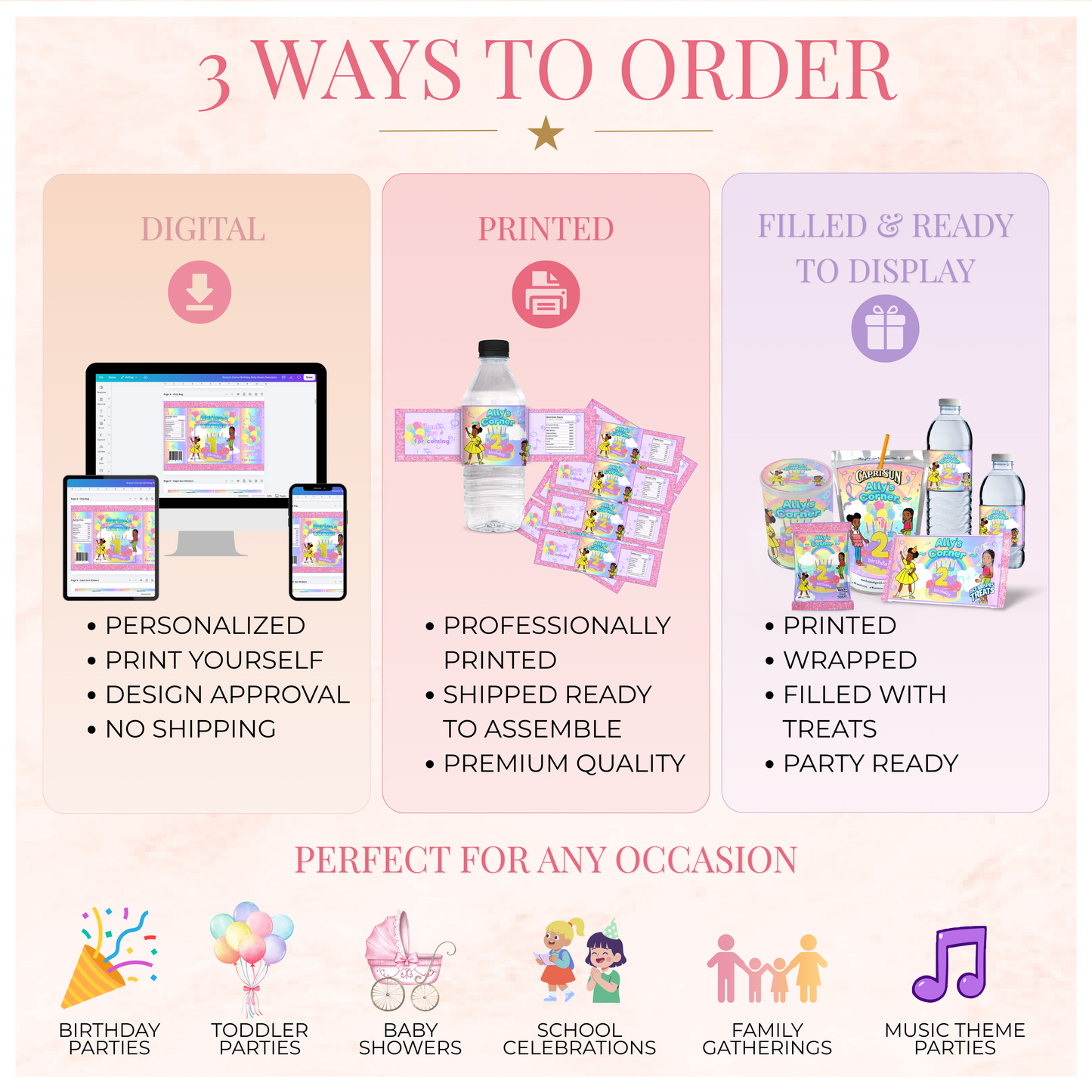 Gracie's Corner Party Favor Collection