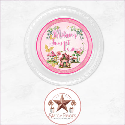 Pink Fairy Garden Party Favor Collection
