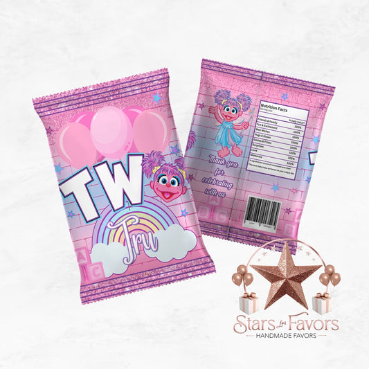 Abby Rainbow Sparkle Chip Bags